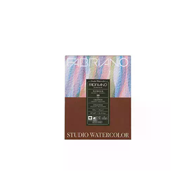 BLOCK ACUARELA FABRIANO 11X14" 200GR C/20