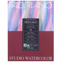 BLOCK ACUARELA FABRIANO 9X12" 200GR C/20
