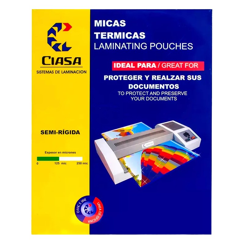 MICA CIASA T/CREDITO 125MIC 54X85MM C/100