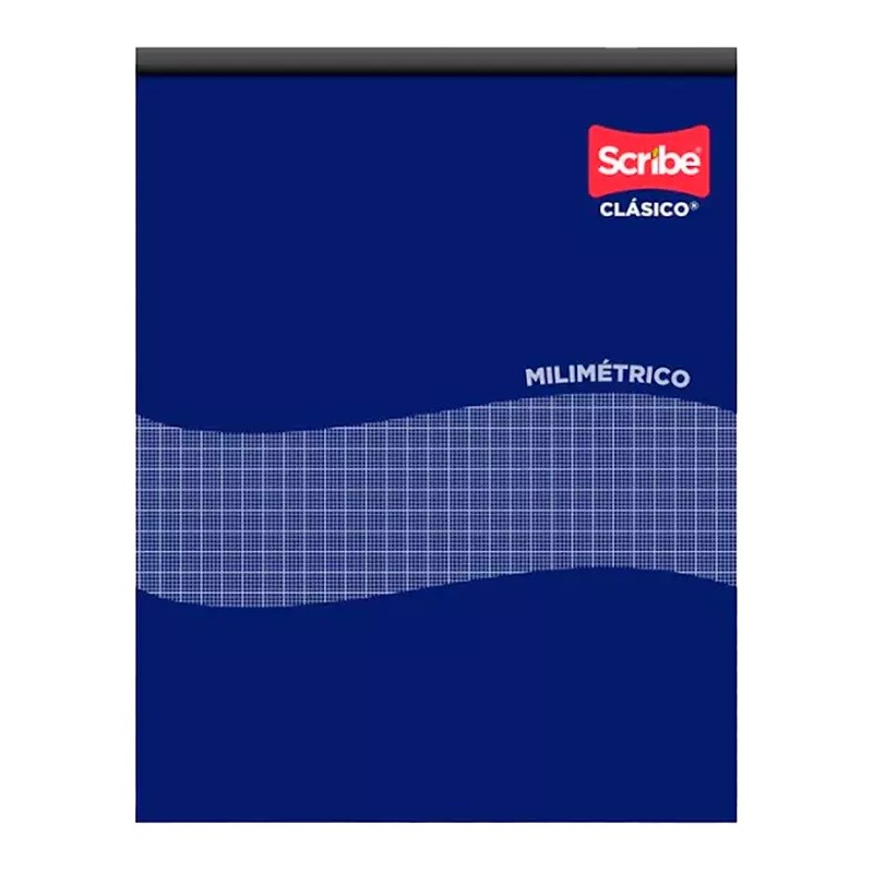 BLOC CARTA SCRIBE CLASICO MILIMETRICO C/80 HOJAS