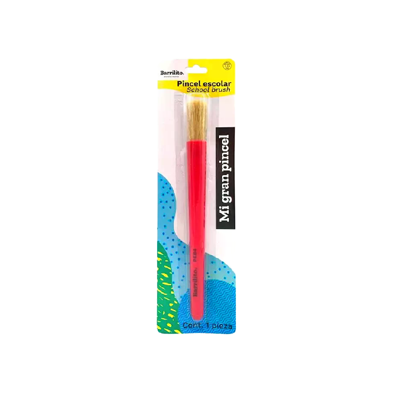 PINCEL BARRILITO PRE - ESCOLAR (BLISTER)