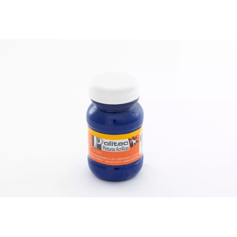 PINTURA ACRILICA POLITEC ESC. 100ML  AZUL COBALTO