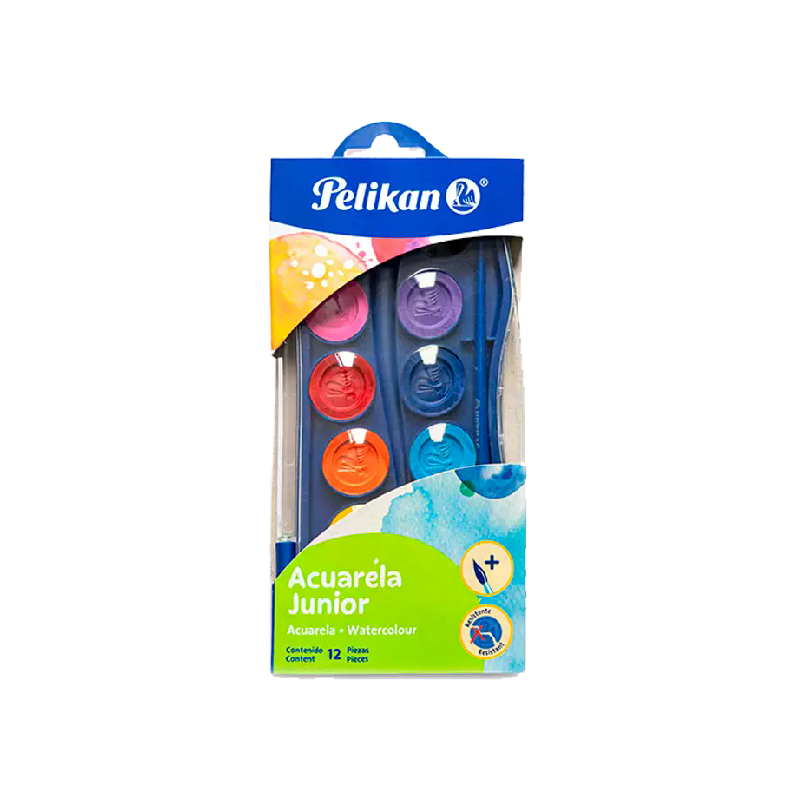 ACUARELA PELIKAN JUNIOR C/12