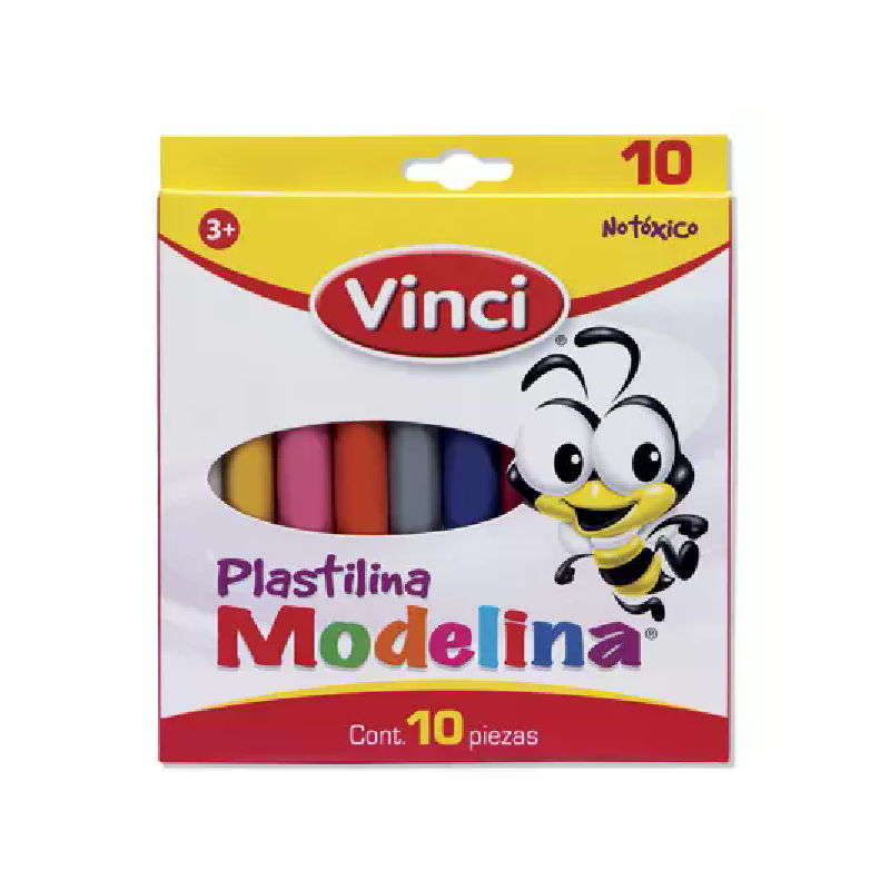 (ESPECIAL) PLASTILINA VINCI C/10