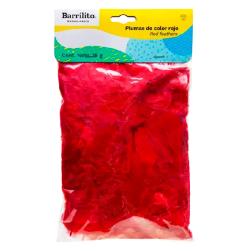 PLUMAS BARRILITO 18GR ROJO