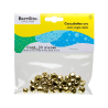 CASCABELES BARRILITO DORADOS C/30