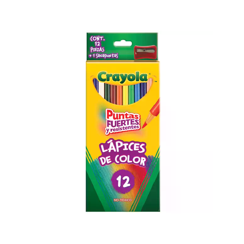 COLORES CRAYOLA DE MADERA C/12
