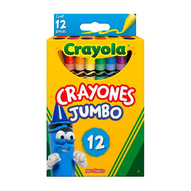 CRAYON CRAYOLA JUMBO C/12