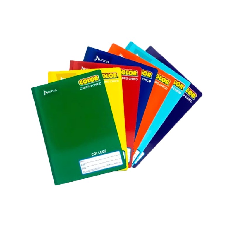 CUADERNO NORMA COLLEGE COLOR CUADRO 5 C/100H