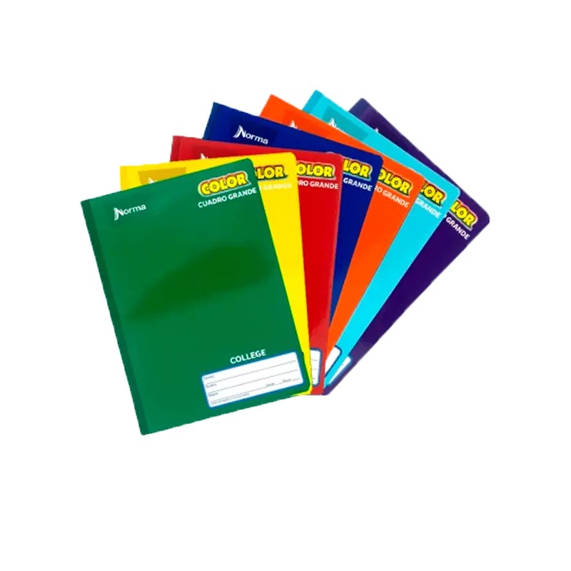 CUADERNO NORMA COLLEGE COLOR CUADRO 7 C/100H