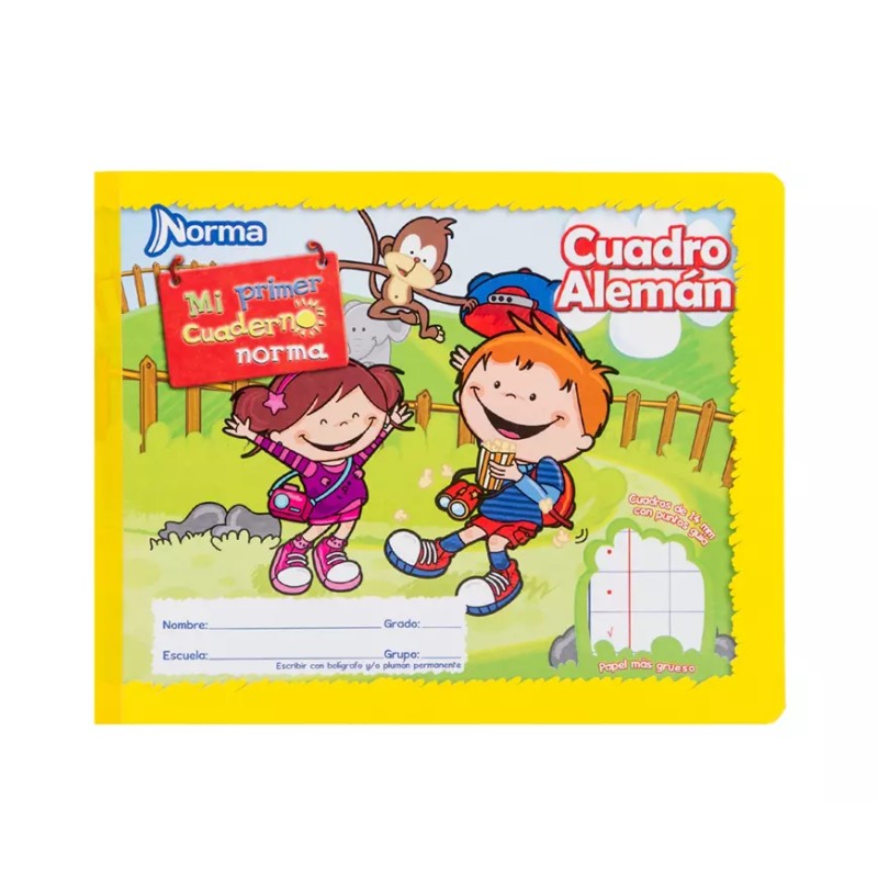 CUADERNO NORMA ITALIANO MI PRIMER CUADRO ALEMAN