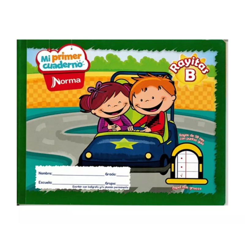 CUADERNO NORMA ITALIANO MI PRIMER RAYITAS B