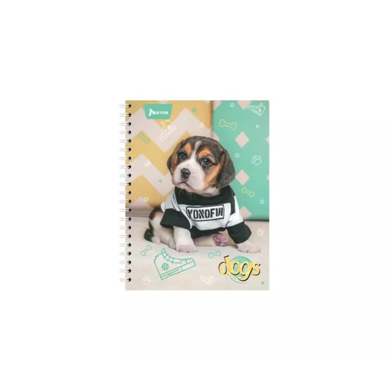 CUADERNO NORMA MINIANOTACIONES DOGS RAYA C/80H