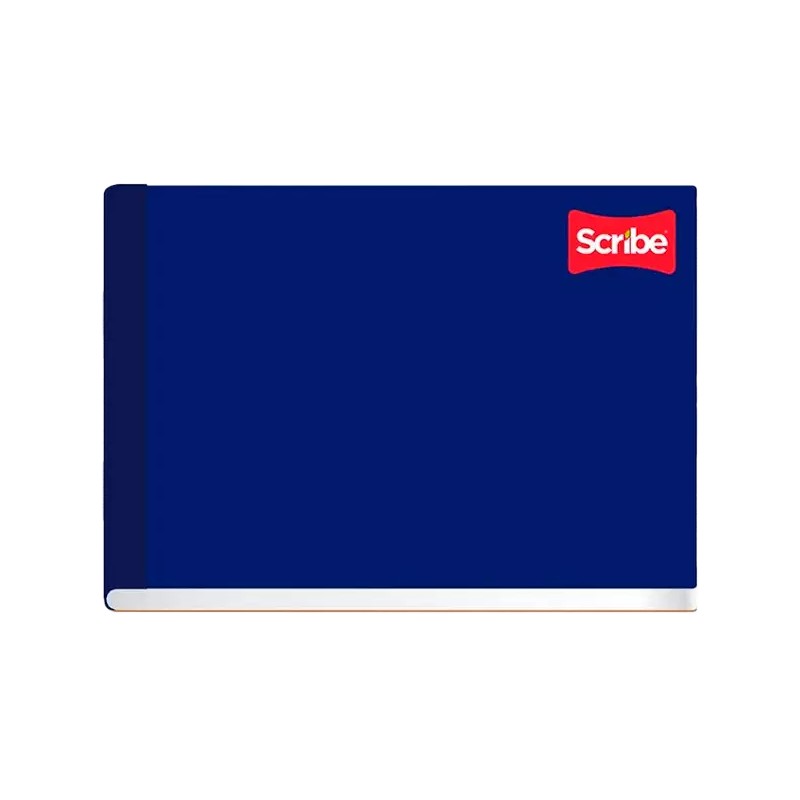 CUADERNO SCRIBE ITALIANO COSIDO BLANCO 100 HOJAS