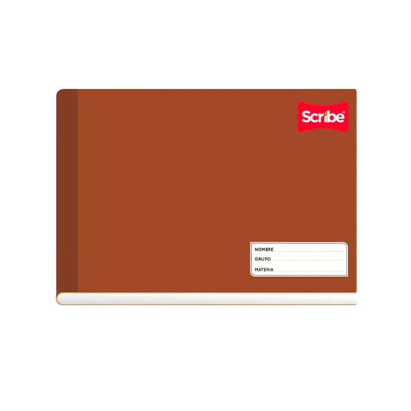 (ESPECIAL) CUADERNO SCRIBE ITALIANO COSIDO DOBLE RAYA 100 HOJAS