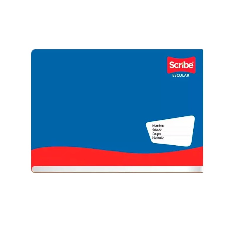 CUADERNO SCRIBE ITALIANO GRAPA DOBLE RAYA C/100 HOJAS