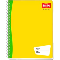 CUADERNO SCRIBE PROF. ESCOLAR BLANCO C/100H