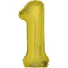 GLOBO #1 DORADO 34"