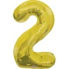 GLOBO #2 DORADO 34"