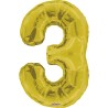 GLOBO #3 DORADO 34"
