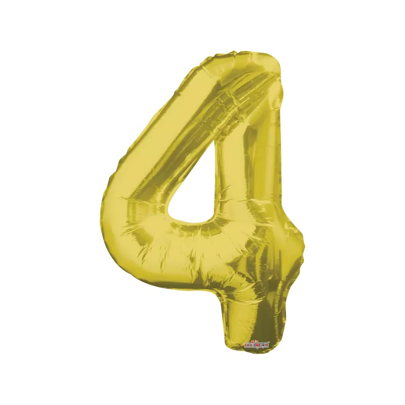 GLOBO #4 DORADO 34"