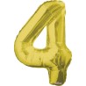 GLOBO #4 DORADO 34"
