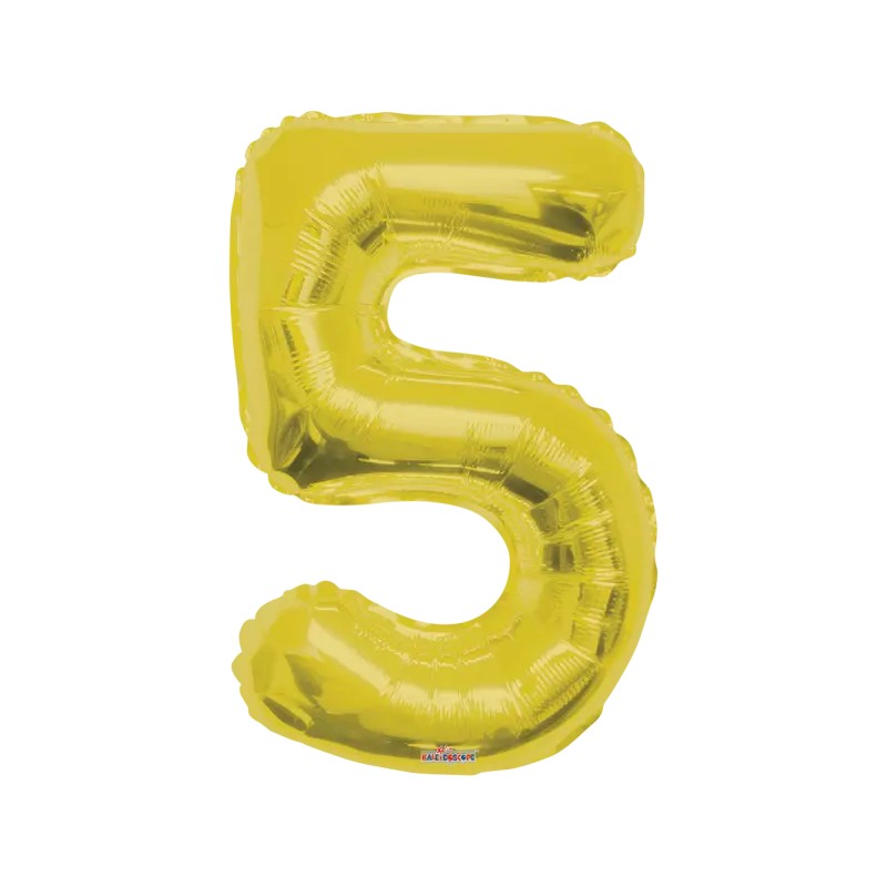 GLOBO #5 DORADO 34"