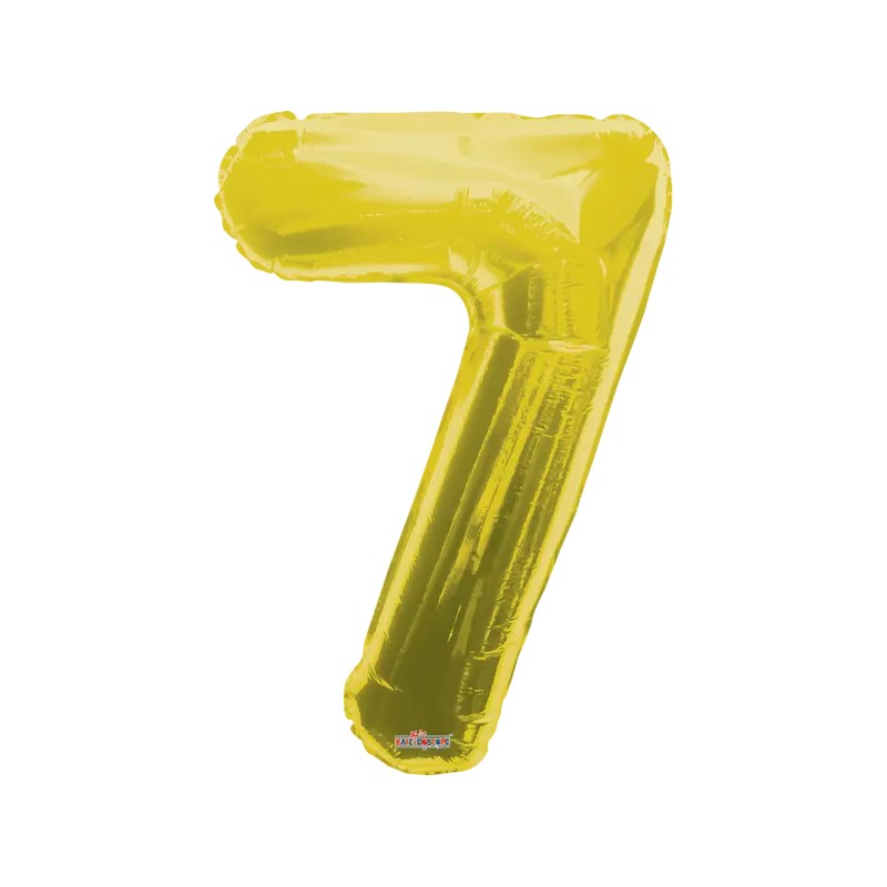 GLOBO #7 DORADO 34"
