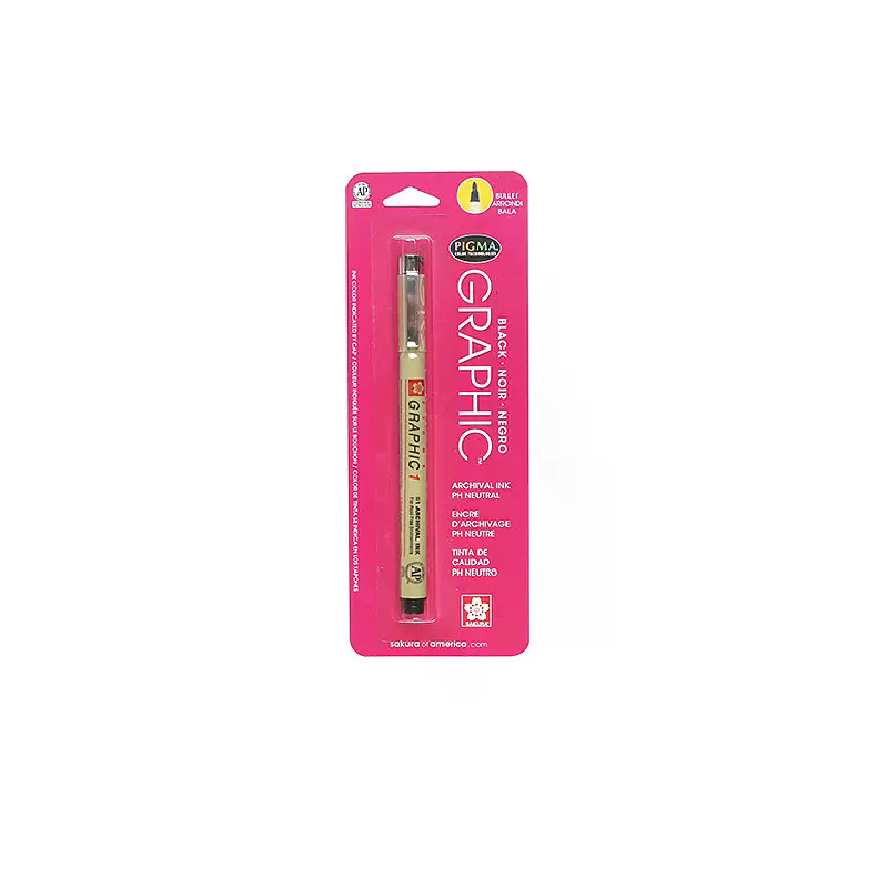 ESTILOGRAFO PIGMA GRAPHIC 2.0MM #2 NEGRO (D)