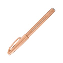 MARCADOR PENTEL BRUSH SIGN PEN CAFE PALIDO PASTEL