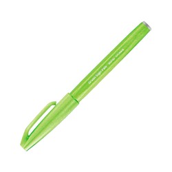 MARCADOR PENTEL BRUSH SIGN PEN VERDE CLARO PASTEL