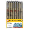 ROTULADOR PIGMA BRUSH C/8 COLORES