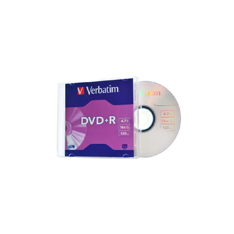 DISCO VERBATIM DVD-R 4.7GB C/CAJITA PZA