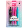PLUMA NORMA KIUT C/4 COLORES